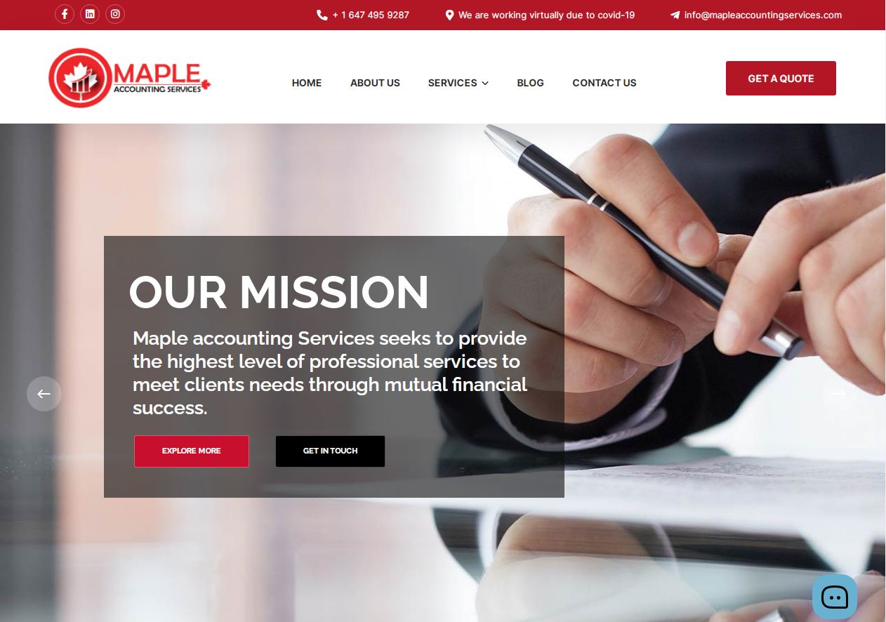 Maple Accounting Services